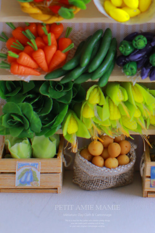 ミニチュアクレイクラフト 野菜